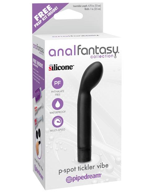 Anal Fantasy Collection P Spot Tickler Vibe - Black - {{ SEXYEONE }}