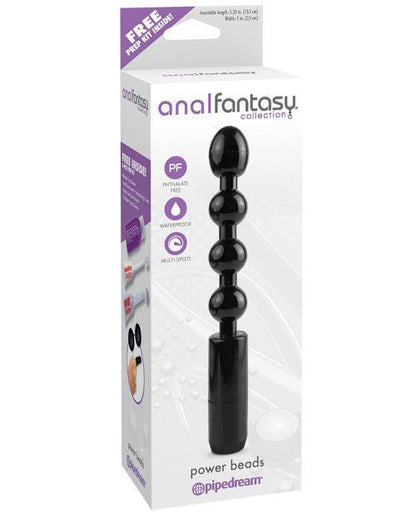 Anal Fantasy Collection Power Beads - Black - SEXYEONE