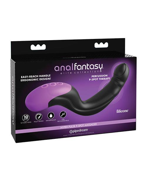 product image, Anal Fantasy Elite Collection Hyper Pulse P Spot Massager - Black - {{ SEXYEONE }}