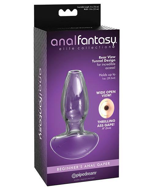 Anal Fantasy Ellite Anal Glass Gaper - Clear - SEXYEONE 