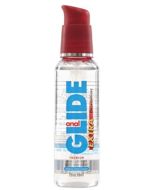 product image, Anal Glide Extra Anal Lubricant & Desensitizer - 2 Oz Pump Bottle - SEXYEONE 