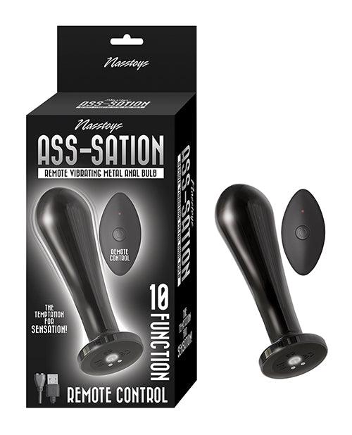 product image, Ass-sation Remote Vibrating Metal Anal Bulb - SEXYEONE