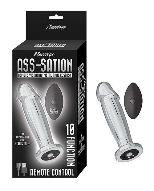 product image, Ass-sation Remote Vibrating Metal Anal Ecstasy - SEXYEONE