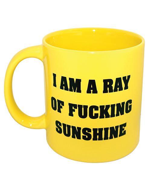 product image, Attitude Mug I Am A Ray Of Fucking Sunshine - Yellow - SEXYEONE 