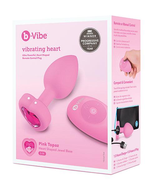 product image, B-vibe Vibrating Heart Plug - SEXYEONE