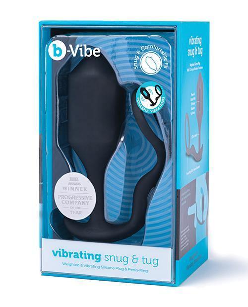 B-vibe Vibrating Snug & Tug - Black - SEXYEONE 