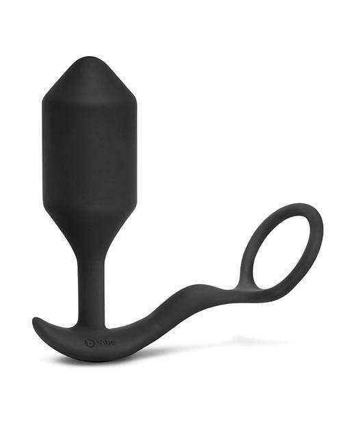 image of product,B-vibe Vibrating Snug & Tug - Black - SEXYEONE 