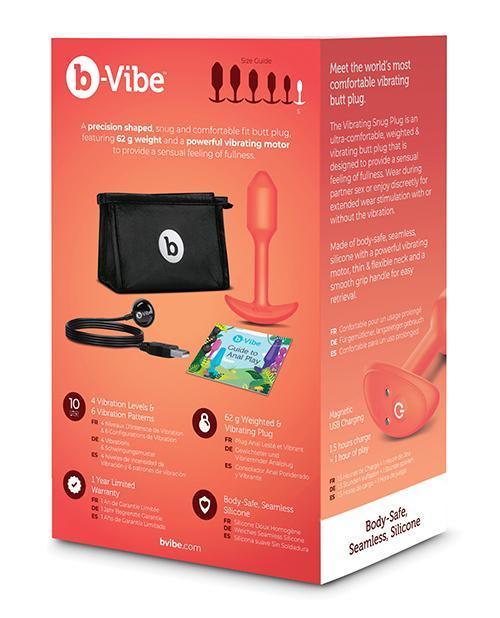 product image,B-vibe Vibrating Snug Plug - SEXYEONE 