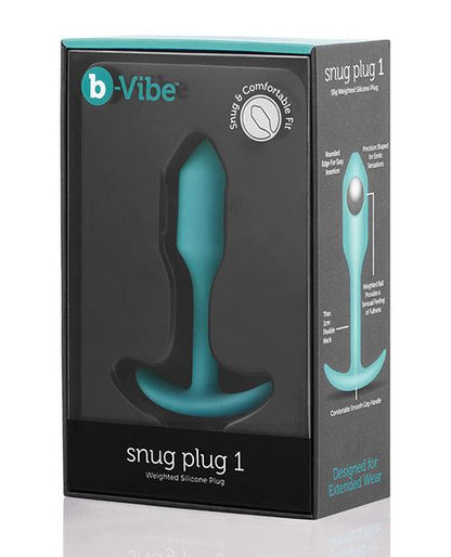 B-vibe Weighted Snug Plug 1 - 55 G - {{ SEXYEONE }}