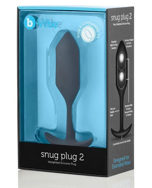 B-vibe Weighted Snug Plug 2 - .114 G - SEXYEONE 
