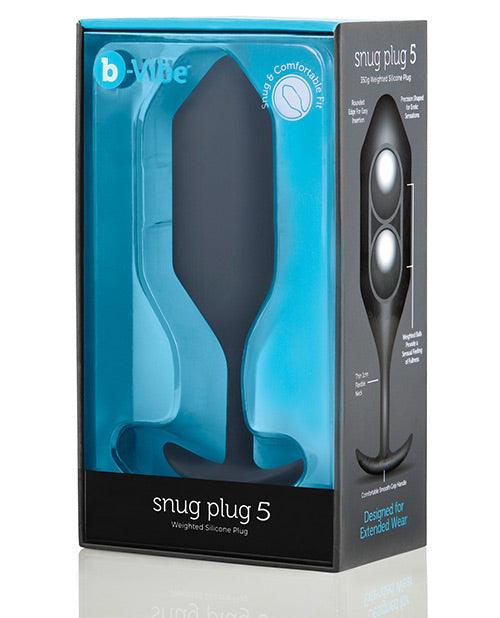 product image, B-vibe Weighted Snug Plug 5 - 350 G - SEXYEONE