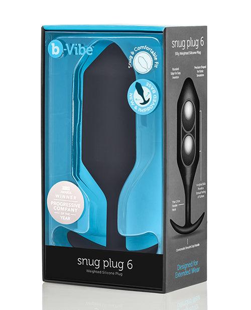 product image, B-vibe Weighted Snug Plug 7 - 600 G Black - SEXYEONE