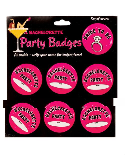 Bachelorette Party Badges - Pack Of 7 - SEXYEONE
