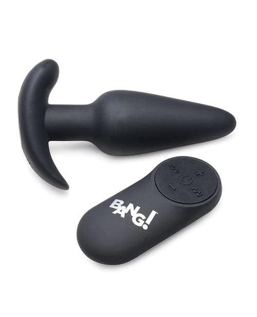 product image,Bang! 21x Vibrating Silicone Butt Plug W/remote - SEXYEONE