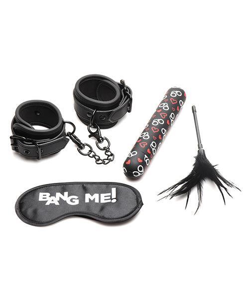Bang! 4 Pc Bondage Kit - Black - SEXYEONE