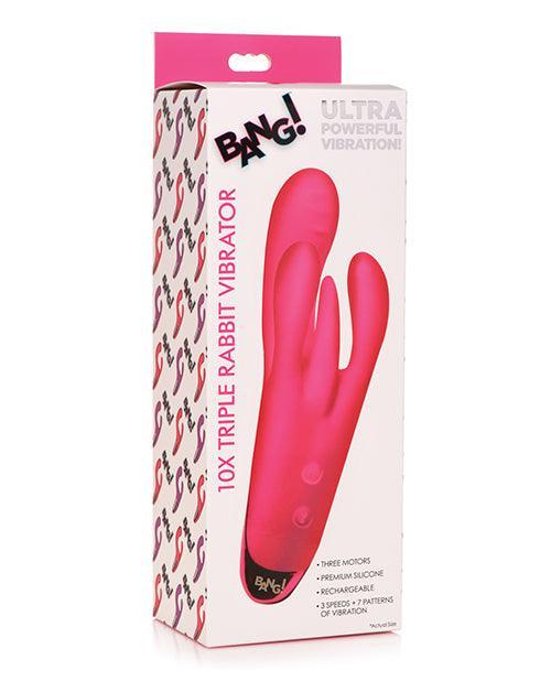 image of product,Bang! Triple Rabbit Vibrator - SEXYEONE