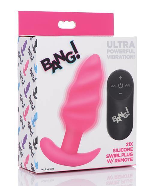 product image, Bang! Vibrating Butt Plug W/remote Control - SEXYEONE 