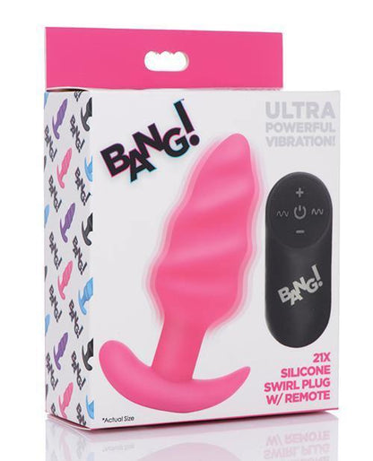 Bang! Vibrating Butt Plug W/remote Control - SEXYEONE 