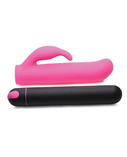 Bang! Xl Bullet & Rabbit Silicone Sleeve - Pink - SEXYEONE