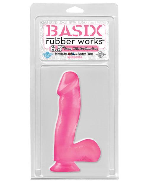 product image, "Basix Rubber Works 6.5"" Dong W/suction Cup" - SEXYEONE
