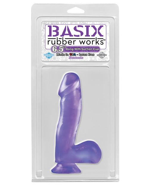"Basix Rubber Works 6.5"" Dong W/suction Cup" - SEXYEONE
