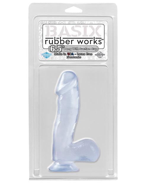 image of product,"Basix Rubber Works 6.5"" Dong W/suction Cup" - SEXYEONE