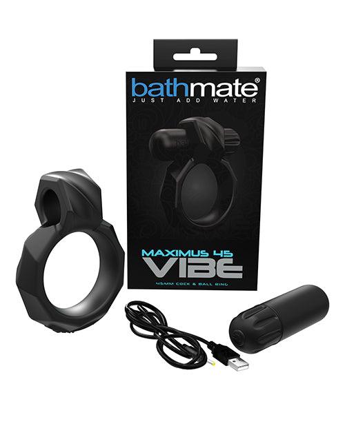 product image, Bathmate Maximus Vibe 45 Cock Ring - Black - SEXYEONE