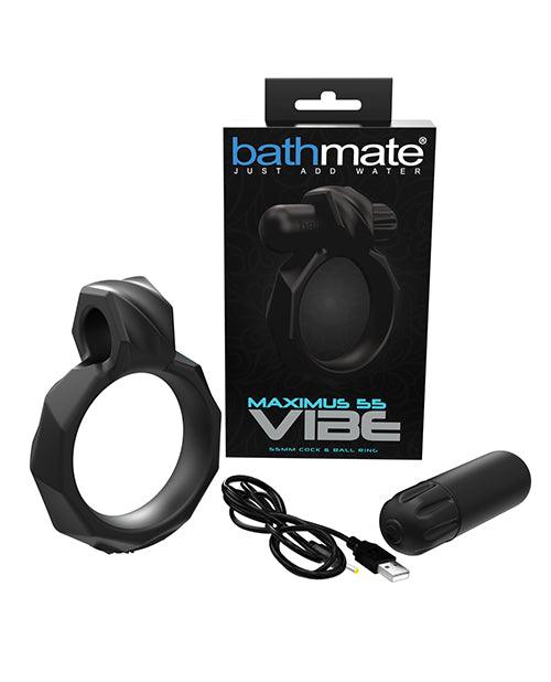 product image, Bathmate Maximus Vibe 55 Cock Ring - Black - SEXYEONE