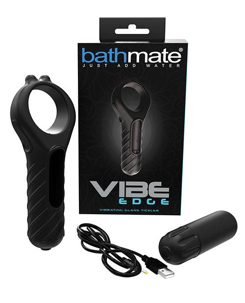 Bathmate Vibe Edge Glans Tickler - Black - SEXYEONE
