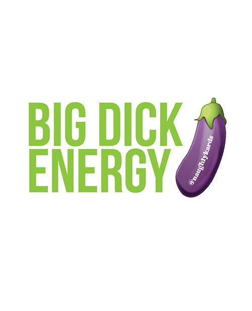 product image, Big Dick Energy Naughty Sticker - Pack Of 3 - SEXYEONE