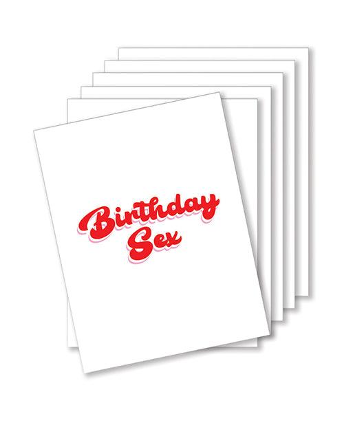 Birthday Sex Naughty Greeting Card - Pack Of 6 - SEXYEONE