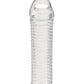 Blue Line C & B 6.5" Textured Penis Enhancing Sleeve Extension - Clear - SEXYEONE