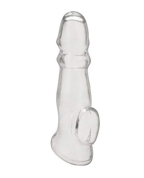 image of product,Blue Line C & B 6.75" Girthy Penis Enhancing Sleeve Extension - Clear - SEXYEONE