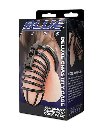 Blue Line Deluxe Chastity Cage - SEXYEONE