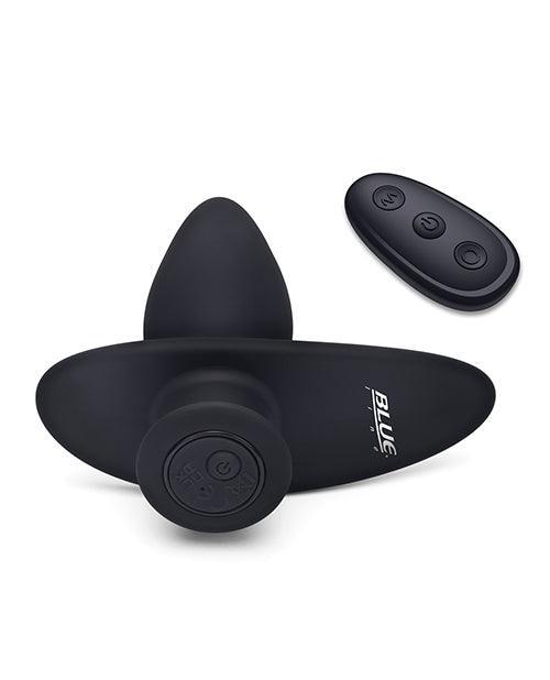 image of product,Blue Line Vibrating Anal Plug Pointer W-remote - Black - SEXYEONE