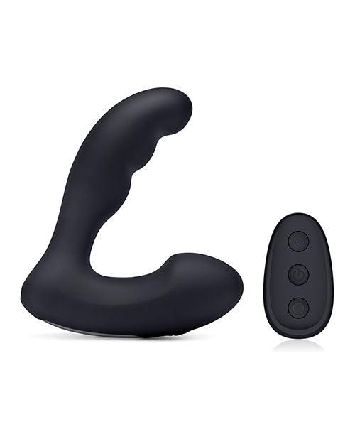 image of product,Blue Line Vibrating Prostate Prober W-remote - Black - SEXYEONE