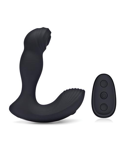 image of product,Blue Line Vibrating Prostate Thumper W-remote - Black - SEXYEONE