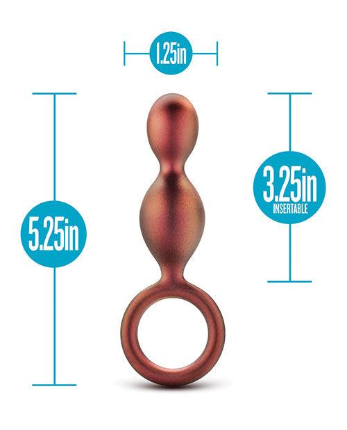 image of product,Blush Anal Adventures Matrix Duo Loop Plug - Copper - {{ SEXYEONE }}