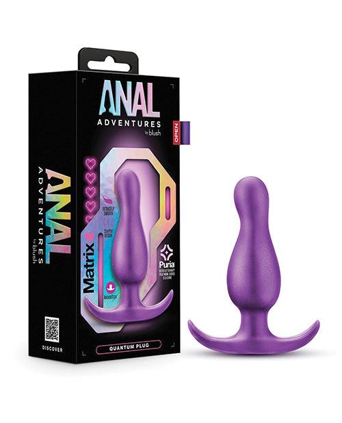 product image, Blush Anal Adventures Matrix Quantum Plug - Purple - SEXYEONE