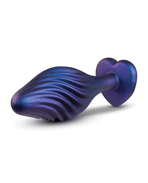 image of product,Blush Anal Adventures Matrix Swirling Bling Plug - Sapphire - {{ SEXYEONE }}