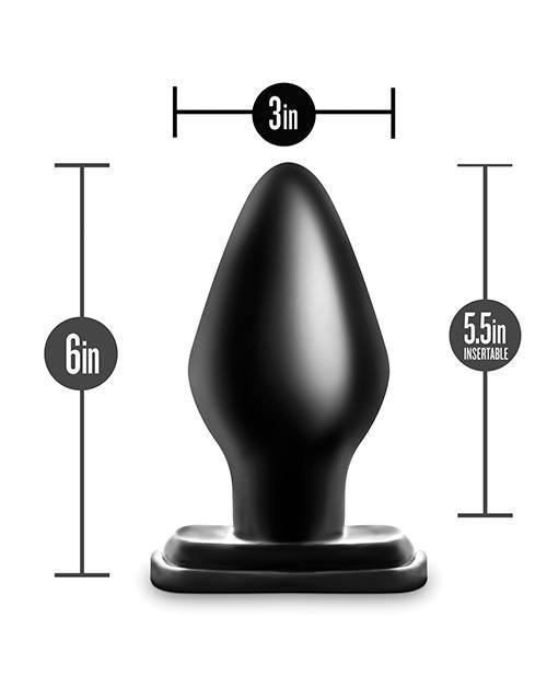 image of product,Blush Anal Adventures Xxl Plug - Black - SEXYEONE 