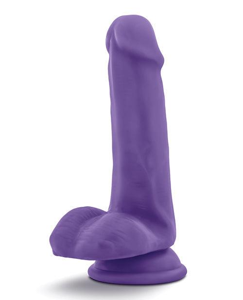 image of product,Blush Au Natural Bold Massive 6" Dildo - Purple - {{ SEXYEONE }}