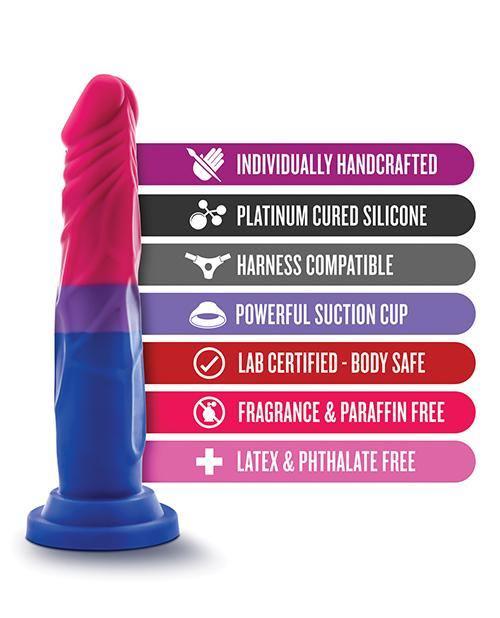 product image,Blush Avant P8 Bisexual Pride Dildo - Love - SEXYEONE 