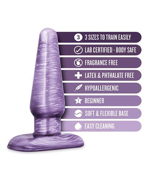 Blush B Yours Anal Trainer Kit - Purple Swirl - SEXYEONE