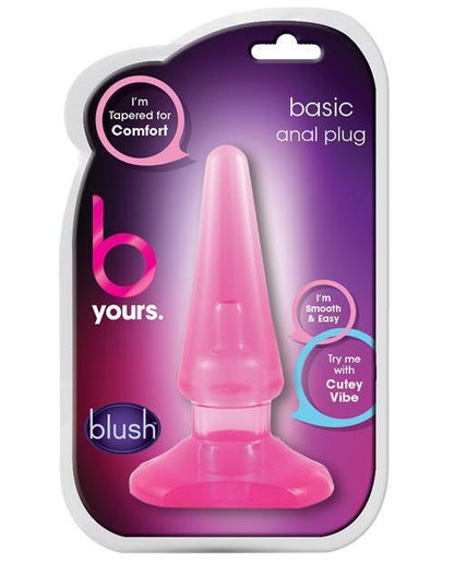 Blush B Yours Basic Anal Plug - SEXYEONE 