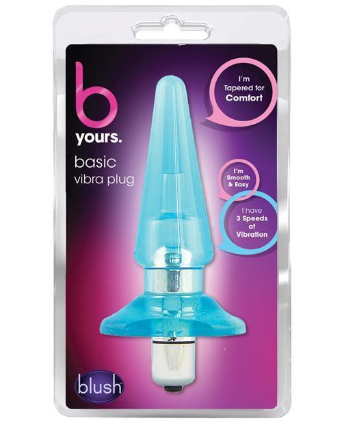 image of product,Blush B Yours Basic Vibra Plug - {{ SEXYEONE }}