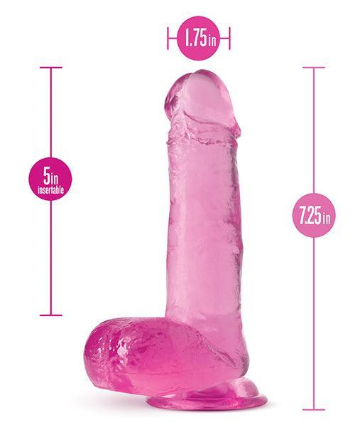 image of product,Blush B Yours Plus 7.25" Rock N Roll Dildo - {{ SEXYEONE }}