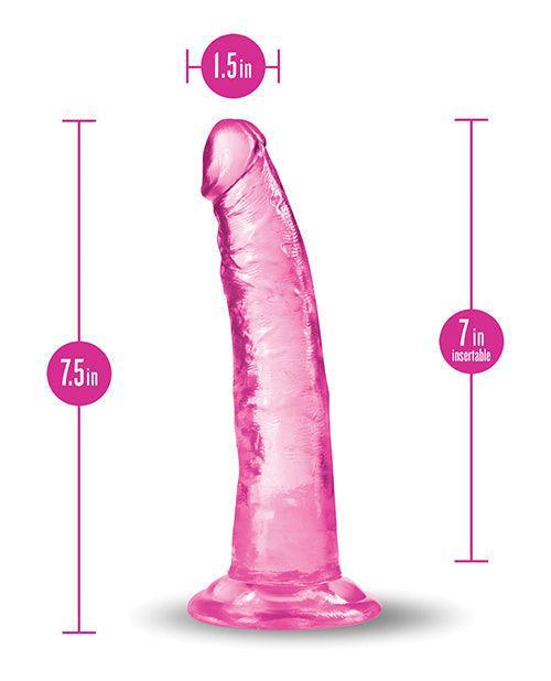 image of product,Blush B Yours Plus 7.5" Lust N' Thrust Dildo - {{ SEXYEONE }}