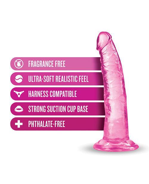 image of product,Blush B Yours Plus 7.5" Lust N' Thrust Dildo - {{ SEXYEONE }}