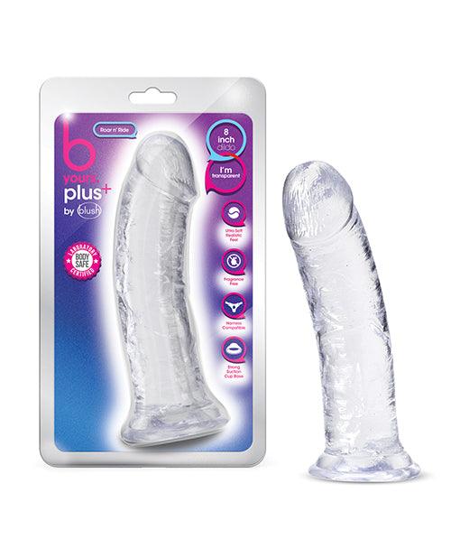image of product,Blush B Yours Plus 8" Roar N Ride Dildo - {{ SEXYEONE }}